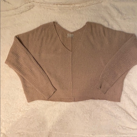 Urban Outfitters Sweaters - Urban Outfitters Cropped Beige Sweater